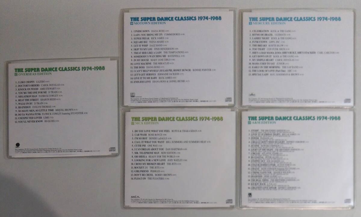 盤質良好 / The Super Dance Classics 1974-1988 / CD13枚組 / 解説本付き / 洋楽 / Disco music / ディスコ・ミュージック / 80's / 30174