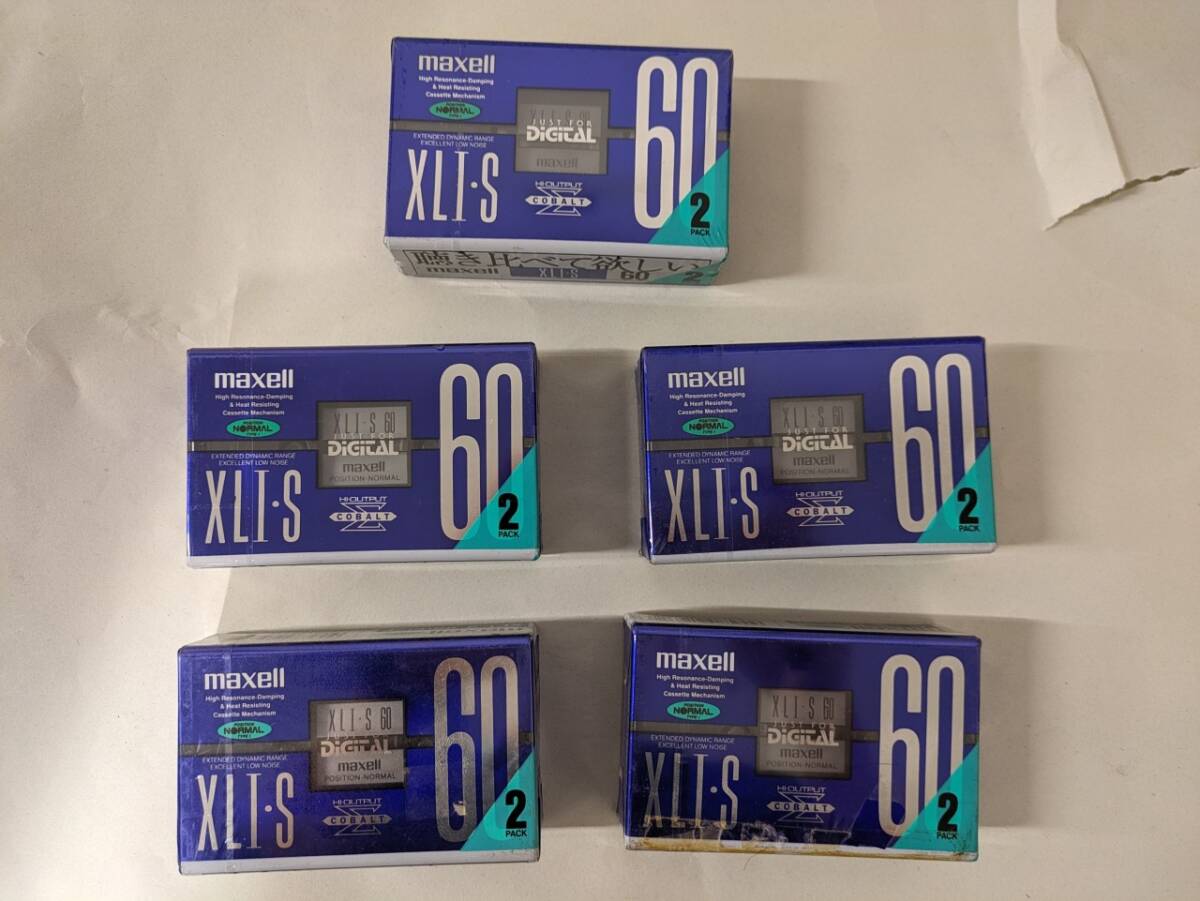 日立マクセル　maxell カセットテープ XLI-S 60(E)2P *60分 HIGH POSITION 【未開封2本入り5パック（計10本）セット】【レコファン渋谷店】