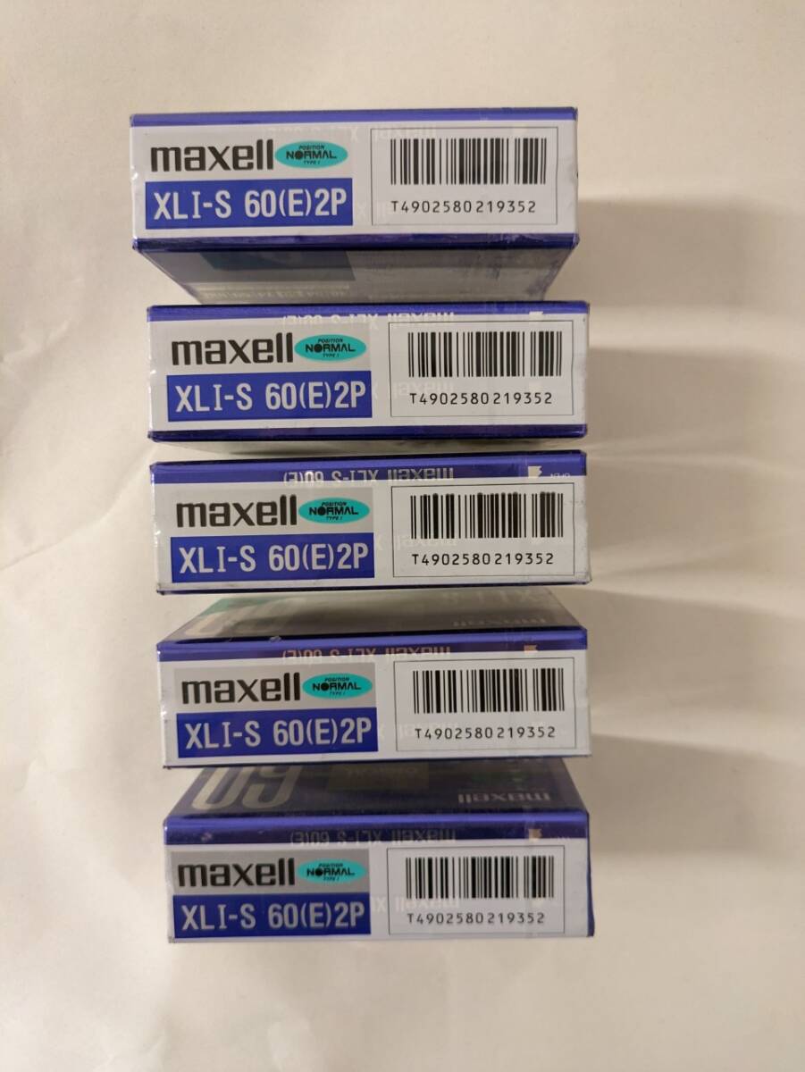 日立マクセル　maxell カセットテープ XLI-S 60(E)2P *60分 HIGH POSITION 【未開封2本入り5パック（計10本）セット】【レコファン渋谷店】