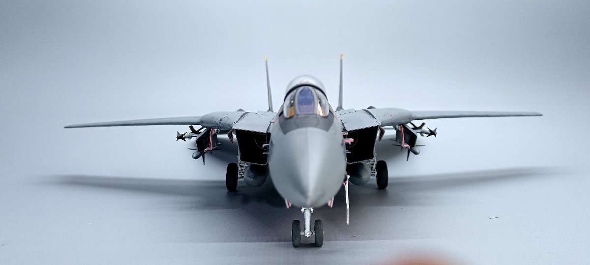 タミヤ 1/48 アメリカ海軍 F-14A トムキャット 組立塗装済完成品 タミヤ 1/48 アメリカ海軍 F-14A トムキャット 組立塗装済完成品