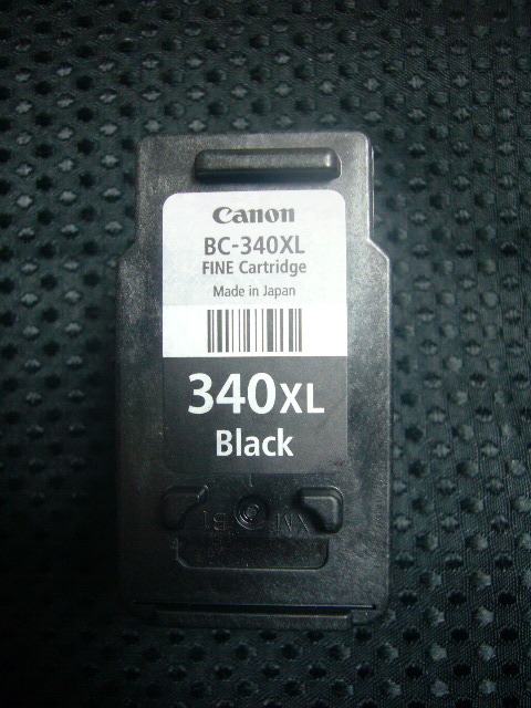♪使用済み CANON 純正インク ■ BC-340XL Black（黒）の画像1