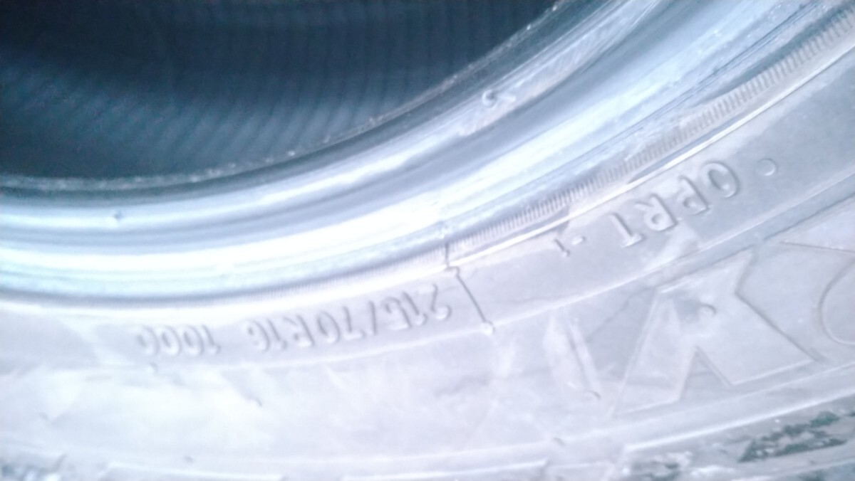 2019 year made Toyo open Country R/T 215/70R16 used 4ps.@ still seems to have been used.