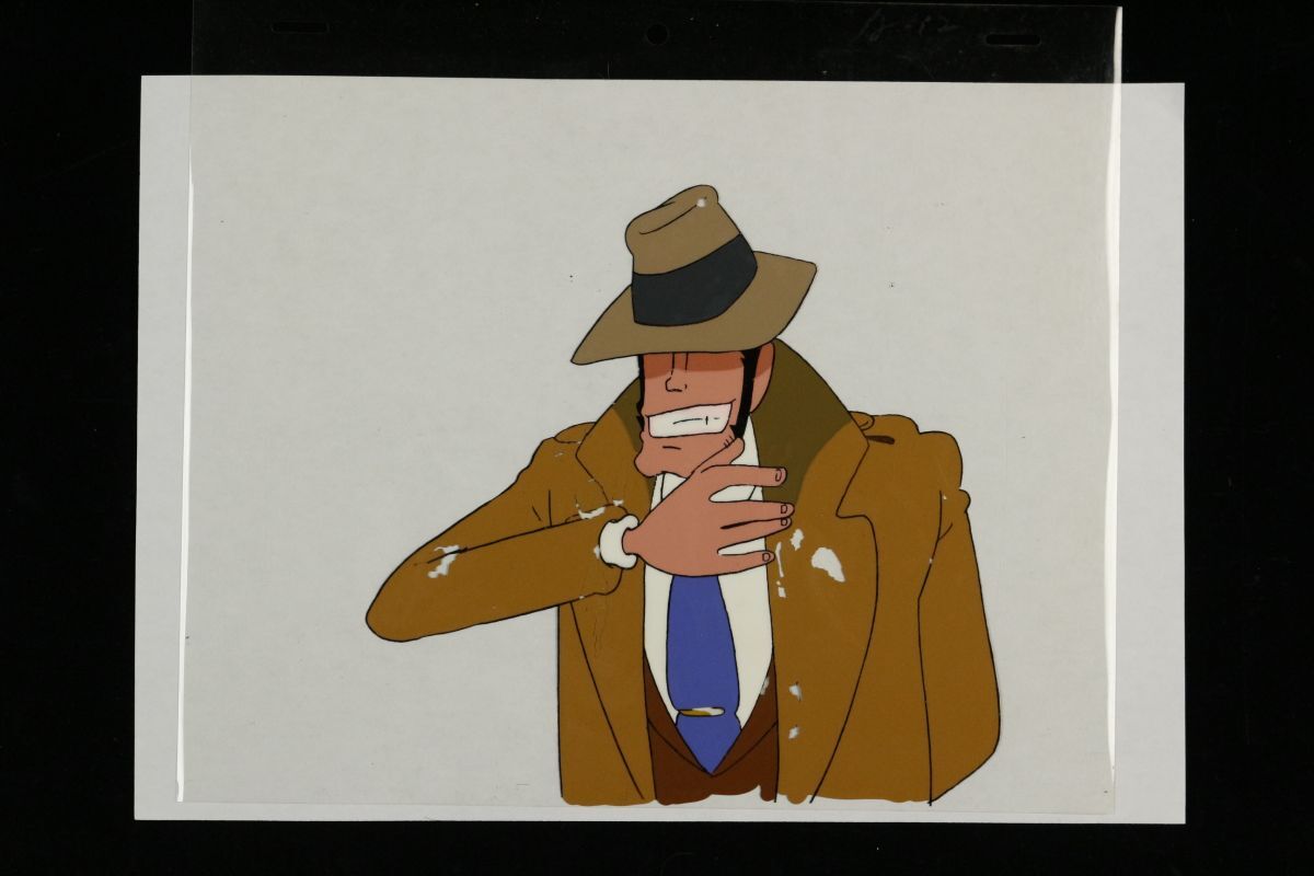 [LIG] Lupin III Zenigata Koichi cell picture two point collector . warehouse goods [.TO]24.4