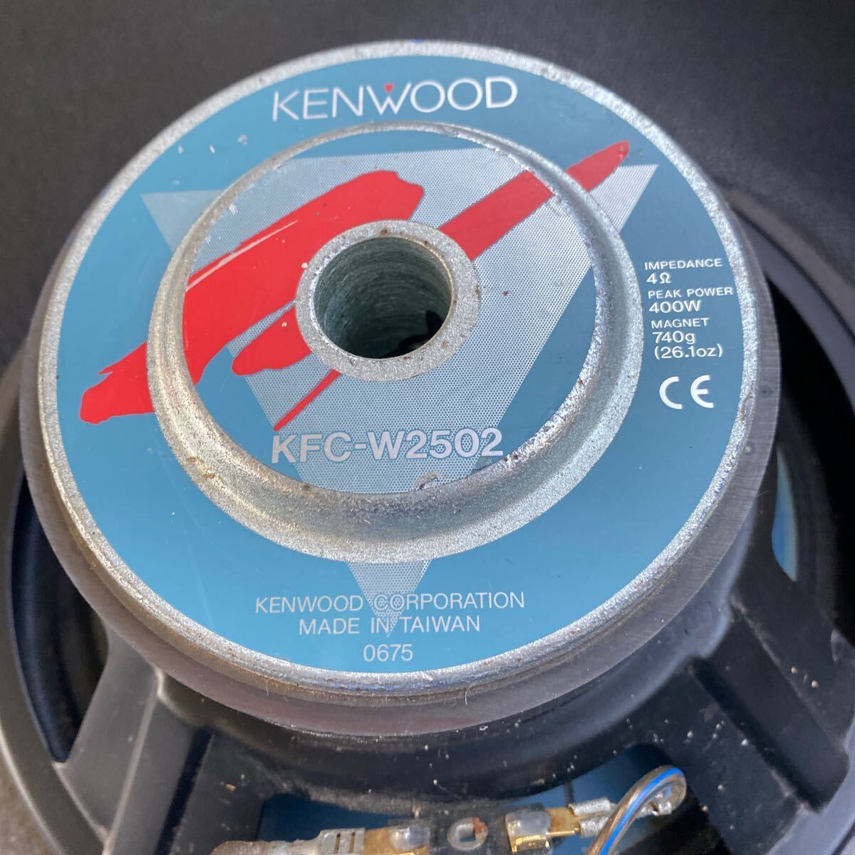 KENWOOD Kenwood subwoofer subwoofer KFC-W2502 1 piece 