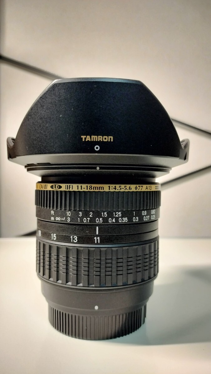 【個人出品】TAMRON 超広角ズームレンズ並品SP AF11-18mm F/4.5-5.6 Di II LD Aspherical [IF] (Model A13) (Nikon AF)の画像5