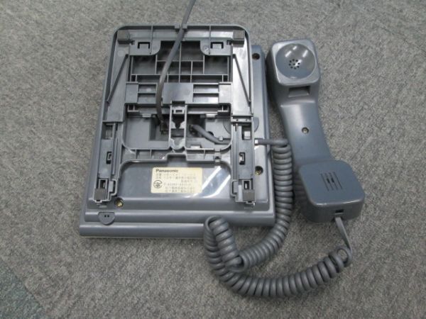 Ｂ２【Panasonic】ビジネスホン１２キー電話機漢字表示「 VB-E411KA-KS」×5台◆動作確認ＯＫ◆領収書可の画像4