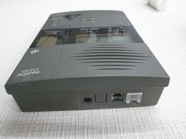 21【留守番電話装置】タカコム TAKACOM「AT-D760」■取り扱い説明書付き■録音消去済■動作確認ＯＫの画像2