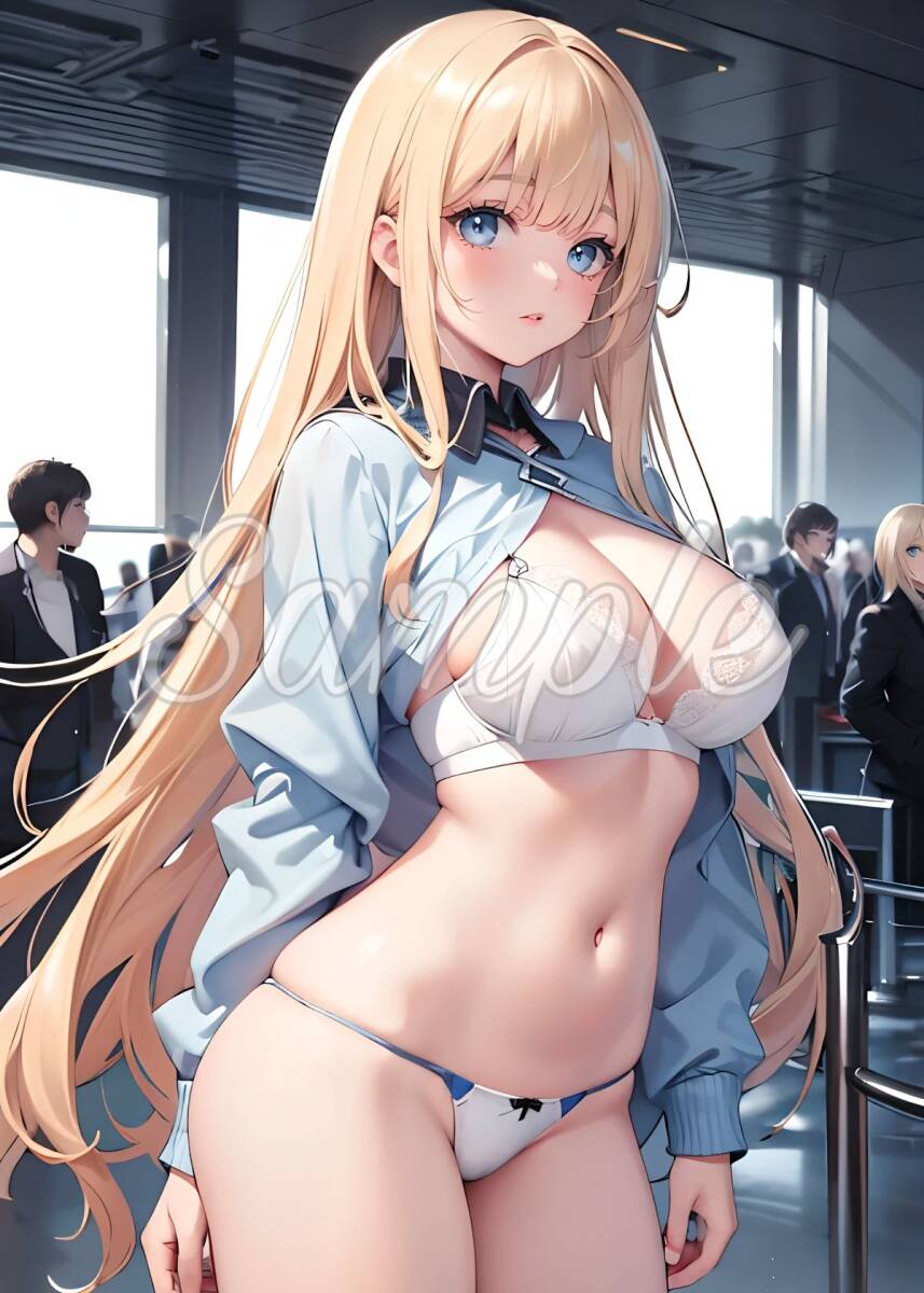 Vol,12635【高画質】A4サイズ アートポスター グラビア イラスト コスプレ モデル セクシー かわいい 美人 美少女 美女 アニメ ACG_画像1