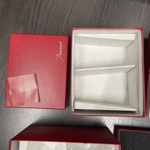 1 иен старт baccarat Baccarat пустой коробка 3 шт. комплект коробка только BOX стакан для 