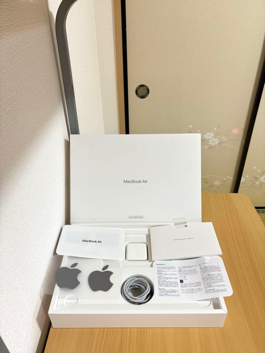 Macbook Air M2 512GB Appleの保証 2025/02/04 [新品同様] 10GPU