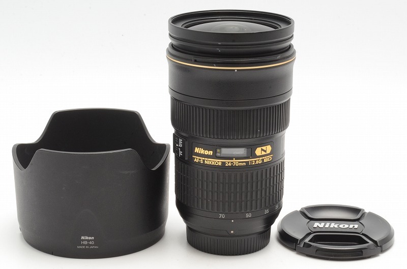 超美品!! フード付き★ Nikon ニコン AF-S NIKKOR 24-70mm f/2.8G ED SWM IF Aspherical フルサイズ対応 大口径 ズームレンズ 9942の画像1