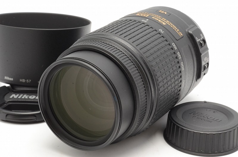 NIKON AF-S NIKKOR 55-300mm F4.5-5.6G ED VR ニコン ◆手ぶれ補正付き300mm超望遠◆美品◆化粧箱、フード付属 9950_画像2