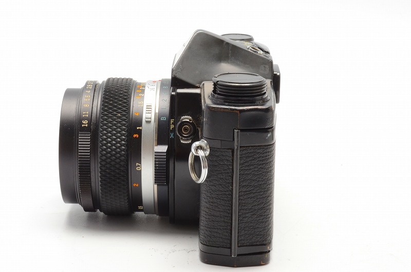 OLYMPUS OM-1N Black ＋ ZUIKO MC AUTO S 50mm F1.4 標準レンズ MF一眼レフカメラ 9664の画像7