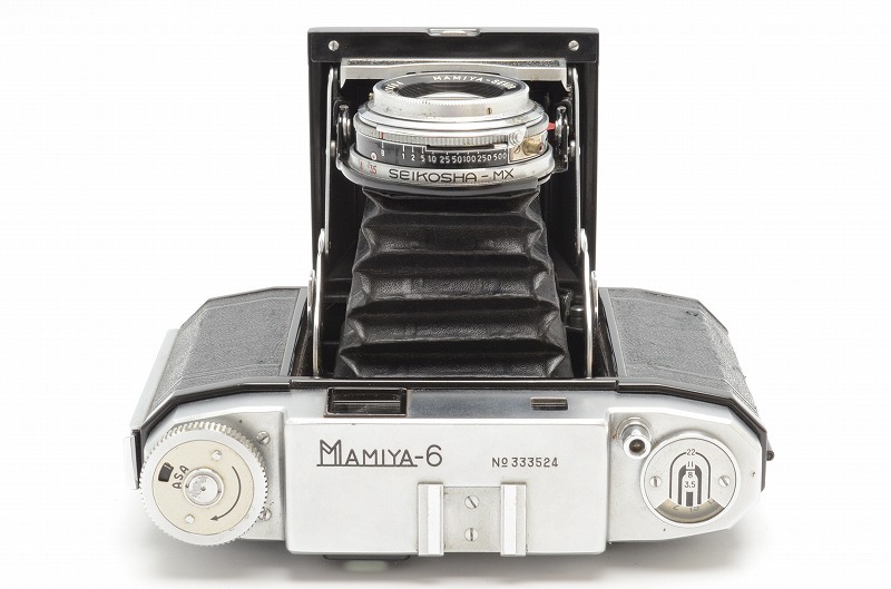 【 きれいな外観 】マミヤ MAMIYA six auto mat 蛇腹カメラ / sekor 7.5cm F3.5 ★シャッターOK★T052