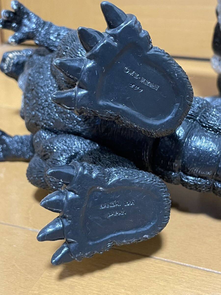 BANDAI GODZILLA フィギュア 当時物 1983 1991 1992 3体セット バンダイ ゴジラの画像3