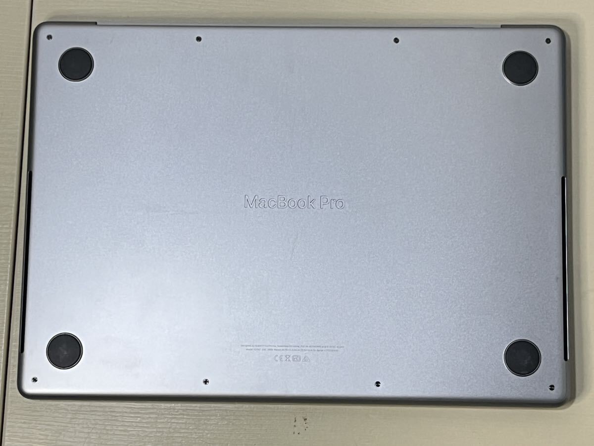 中古美品 Apple MacBookPro 14-inch 2021 Apple M1 Pro / 32GB / SSD:1TB / バッテリー充放電回数36回/管理番号55500000001-0000037673の画像9