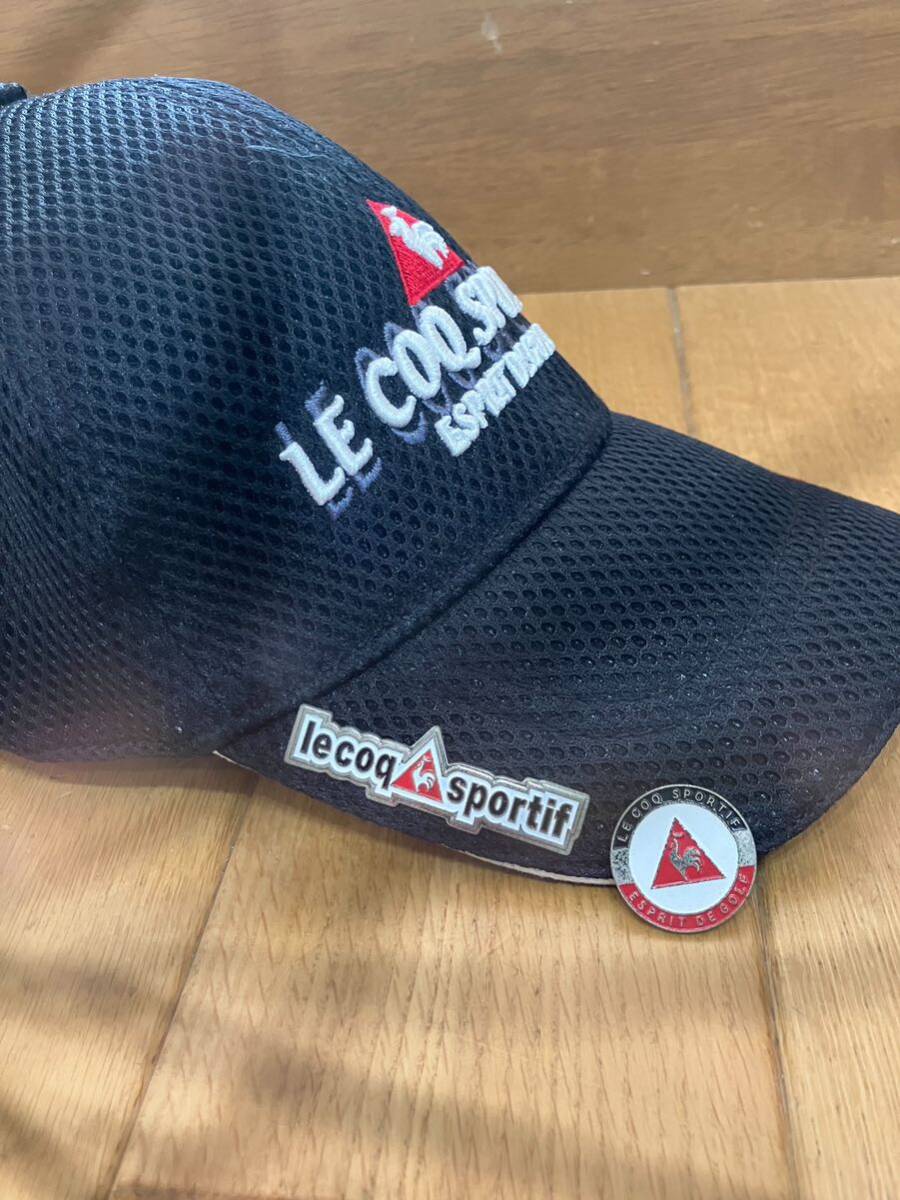 le coq sportif france ルコック メッシュキャップ 帽子 ハット ブラック 黒 バッチ ゴルフ スポーツ アウトドア フランス 刺繍の画像4