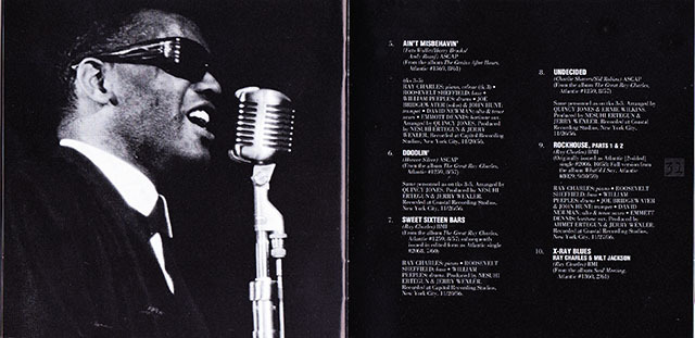 ★ 2枚組廃盤CD ★ Ray Charles レイ・チャールズ ★ [ Blues + Jazz ] ★ 素晴らしいアルバムです。の画像7