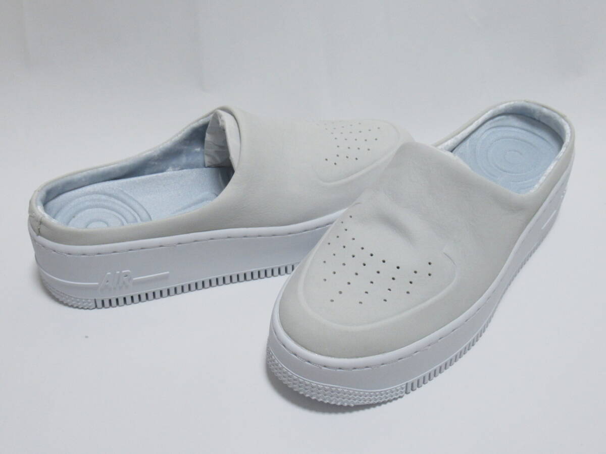 NIKE WMNS AIR FORCE 1 LOVER XX スリッポン オフホワイト 25cm ナイキ エアフォース1 ラヴァ― サンダル クロッグ 白 銀 AO1523-100
