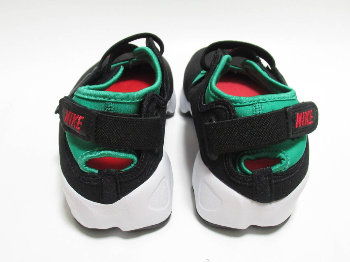 NIKE WMNS AIR RIFT 黒 赤 緑 23cm ナイキ エア リフト スニーカー サンダル ブラック ユニバーシティレッド FN7772-001_画像3