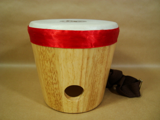 KP Kids Percussion Kids percussion instrument | Nakano * baby drum * wooden original leather * boxed unused storage goods 