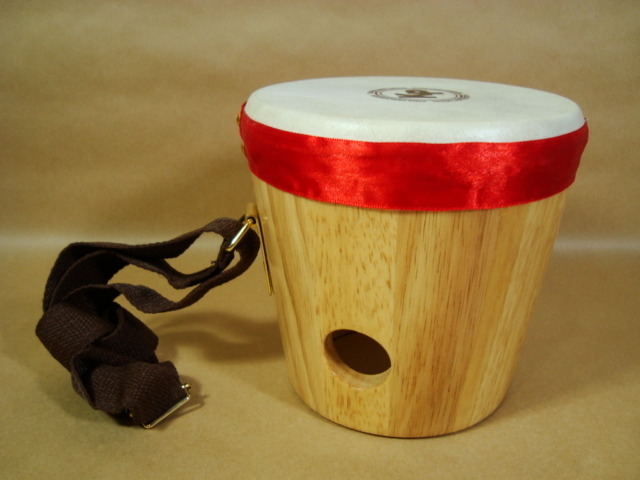 KP Kids Percussion Kids percussion instrument | Nakano * baby drum * wooden original leather * boxed unused storage goods 