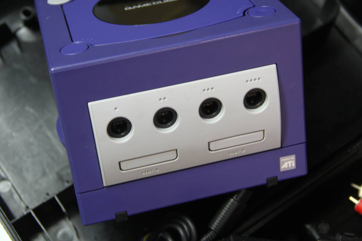 ニンテンドーゲームキューブ本体セット バイオレット 電源コード ニンテンドーゲームキューブ本体セット バイオレット 電源コード