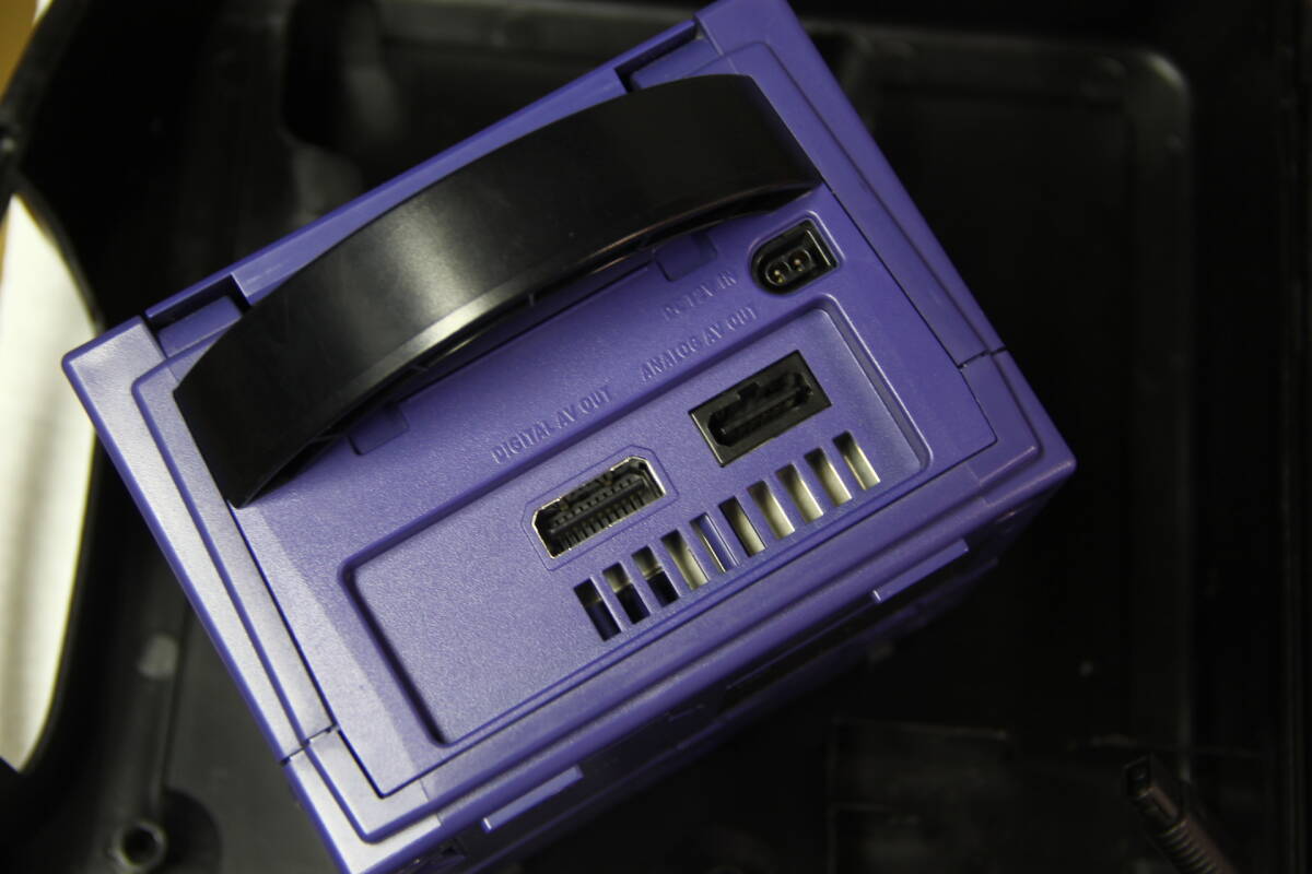 ニンテンドーゲームキューブ本体セット バイオレット 電源コード ニンテンドーゲームキューブ本体セット バイオレット 電源コード