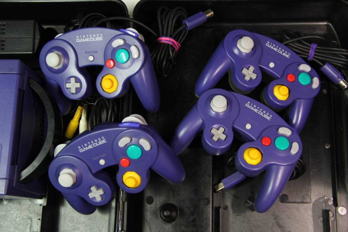 ニンテンドーゲームキューブ本体セット バイオレット 電源コード ニンテンドーゲームキューブ本体セット バイオレット 電源コード