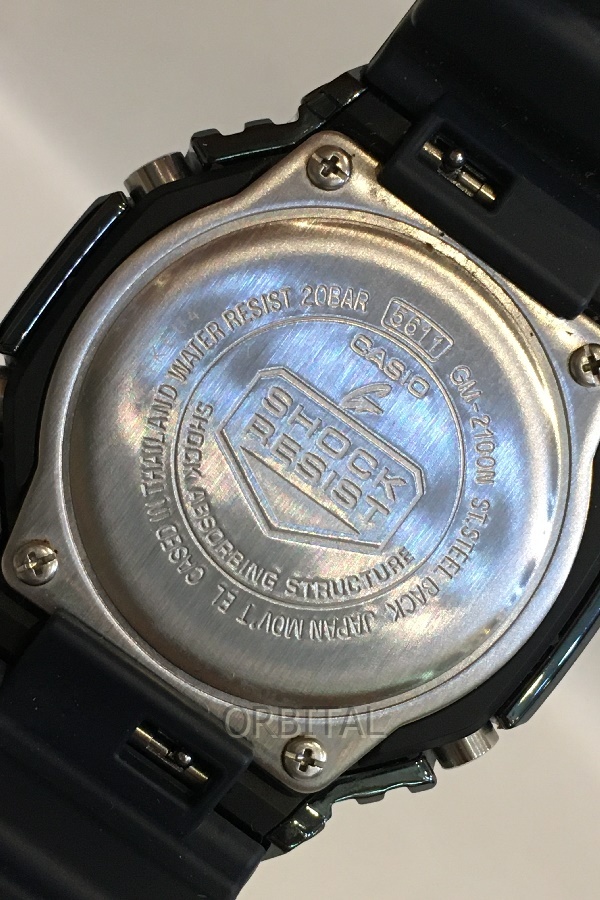 二子玉)カシオ CASIO G-SHOCK ジーショック GM-2100N-2AJF 20気圧防水 定価29,700円 クオーツ メンズ 腕時計の画像6