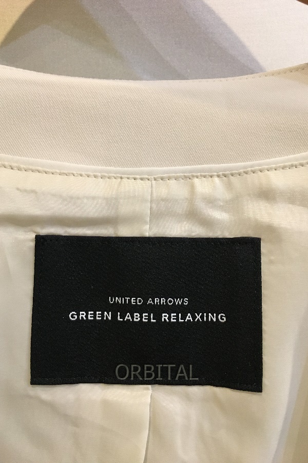 二子玉)green label relaxing グリーンレーベルリラクシング 23SS パウドレノーラペ ジャケット パンツスーツ 総額3万 38/36_画像4