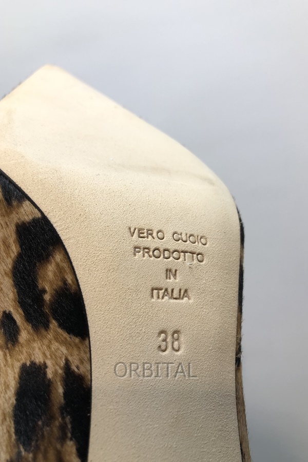 経堂) BRENTA ブレンタ 22AW 未使用 Leopard Pumps レオパードパンプス 38 定価￥53,900- アパルトモン扱_画像8