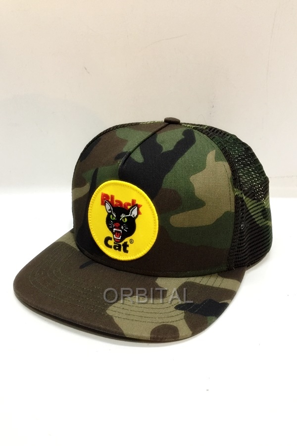 代官山)Supreme シュプリーム 24SS Black Cat Mesh Back 5-Panel メッシュキャップ カモフラ 帽子_画像1