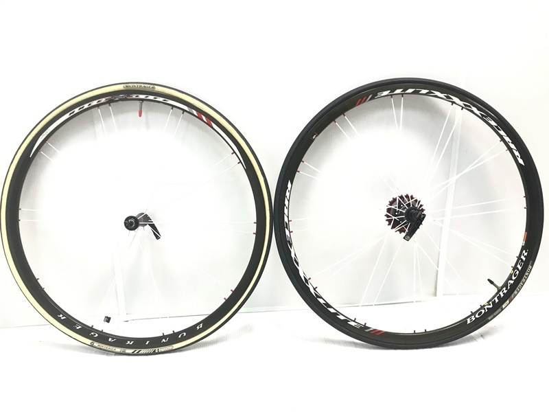 ▼▼美品 ボントレガー BONTRAGER レース XXX ライト RACE XXX LITE カーボン シマノ10s ホイール SRAM 10速 付き_画像1