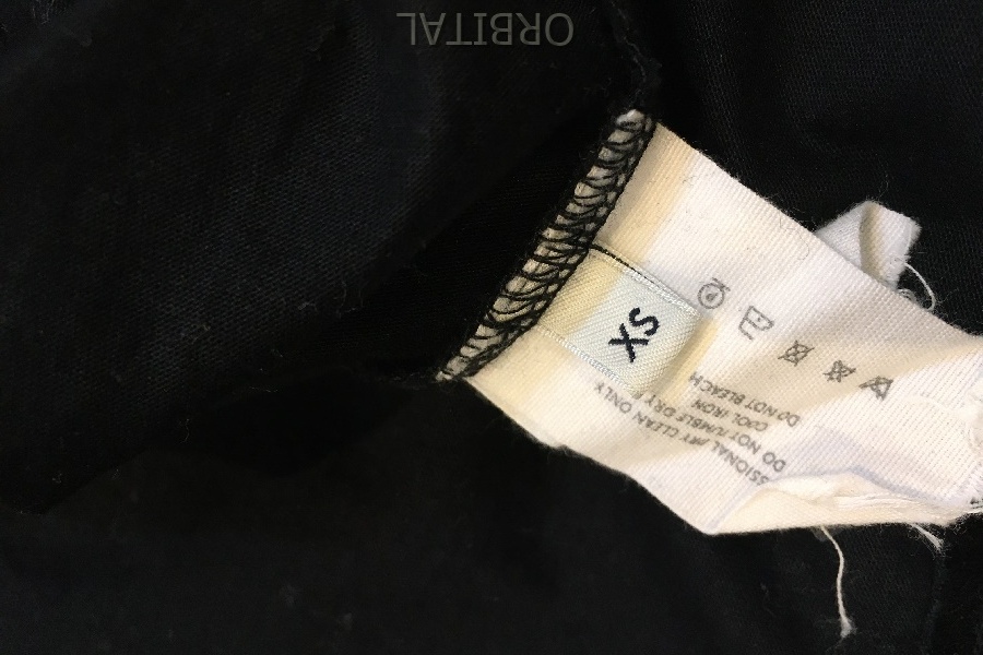 二子玉) LEMAIRE ルメール スクープネック Tシャツ 半袖 ブラック レディース XS_画像7