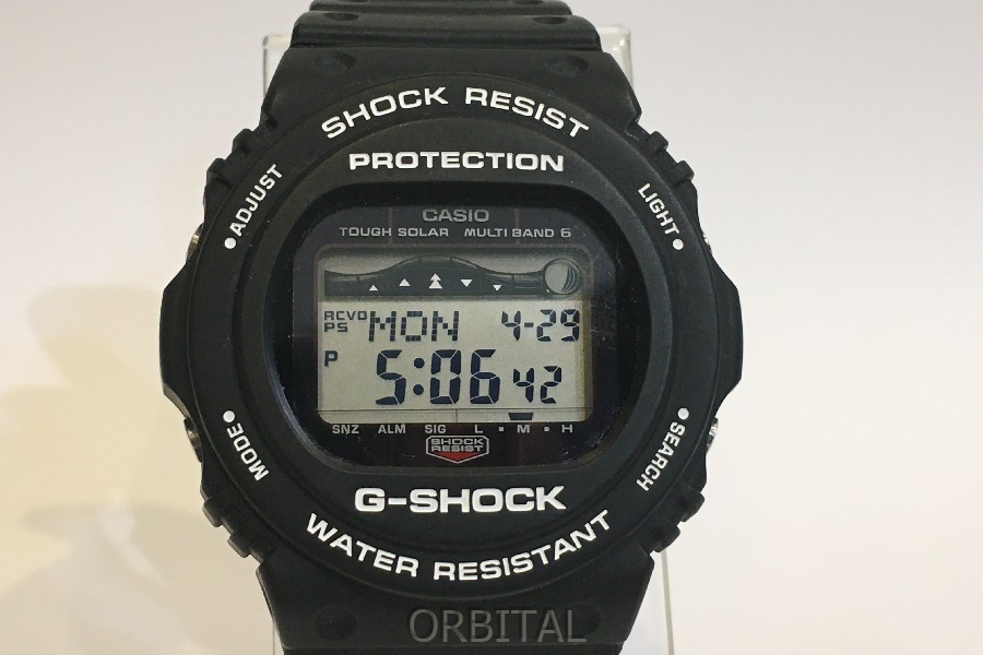 二子玉)G-SHOCK Gショック GWX-5700CS ブラック 黒 20気圧防水 ソーラー電波機能 デジタルウォッチ ユニセックス_画像3