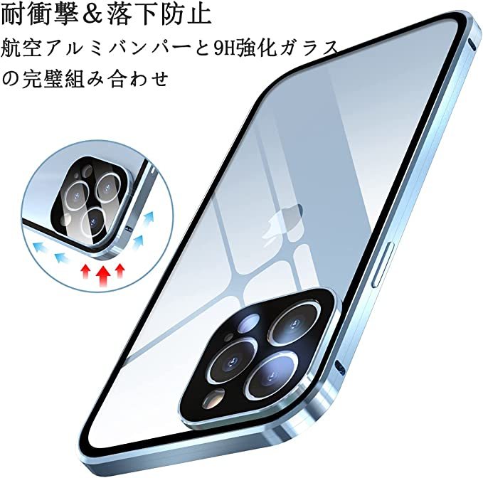  double safety lock attaching iPhone14Plus /14ProMax case camera lens protection film aluminum van pa- table reverse side both sides strengthen glass glass cover 