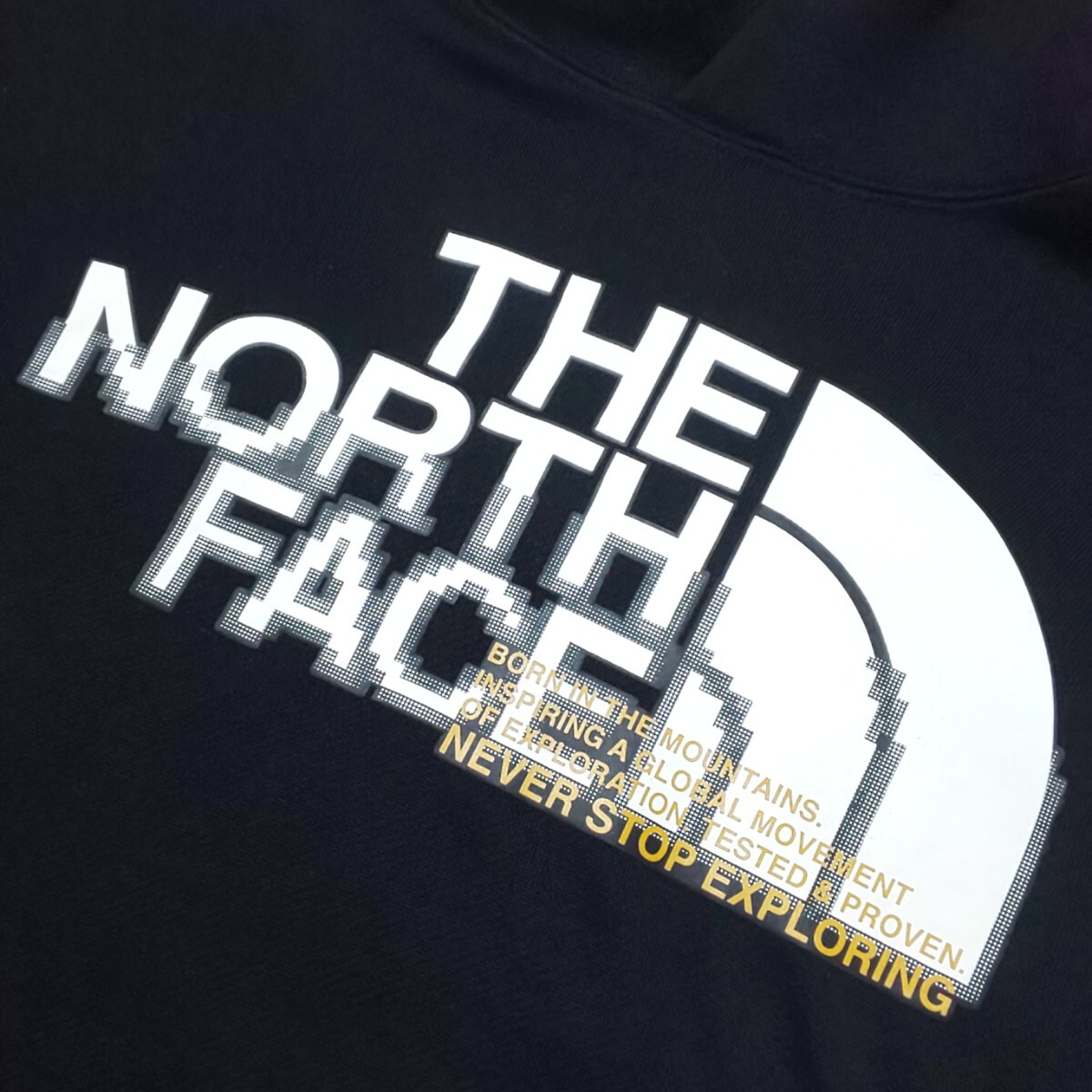 【極美品】THE NORTH FACE ザノースフェイス フロントハーフドームフーディ スウェットパーカー NT62136 ブラック 黒 メンズ Lサイズ