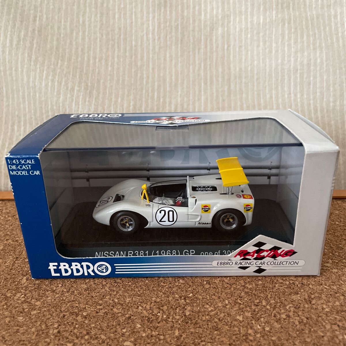 エブロ ニッサン R381 20号車 1968年日本GP優勝車 北野元 1/43_画像1