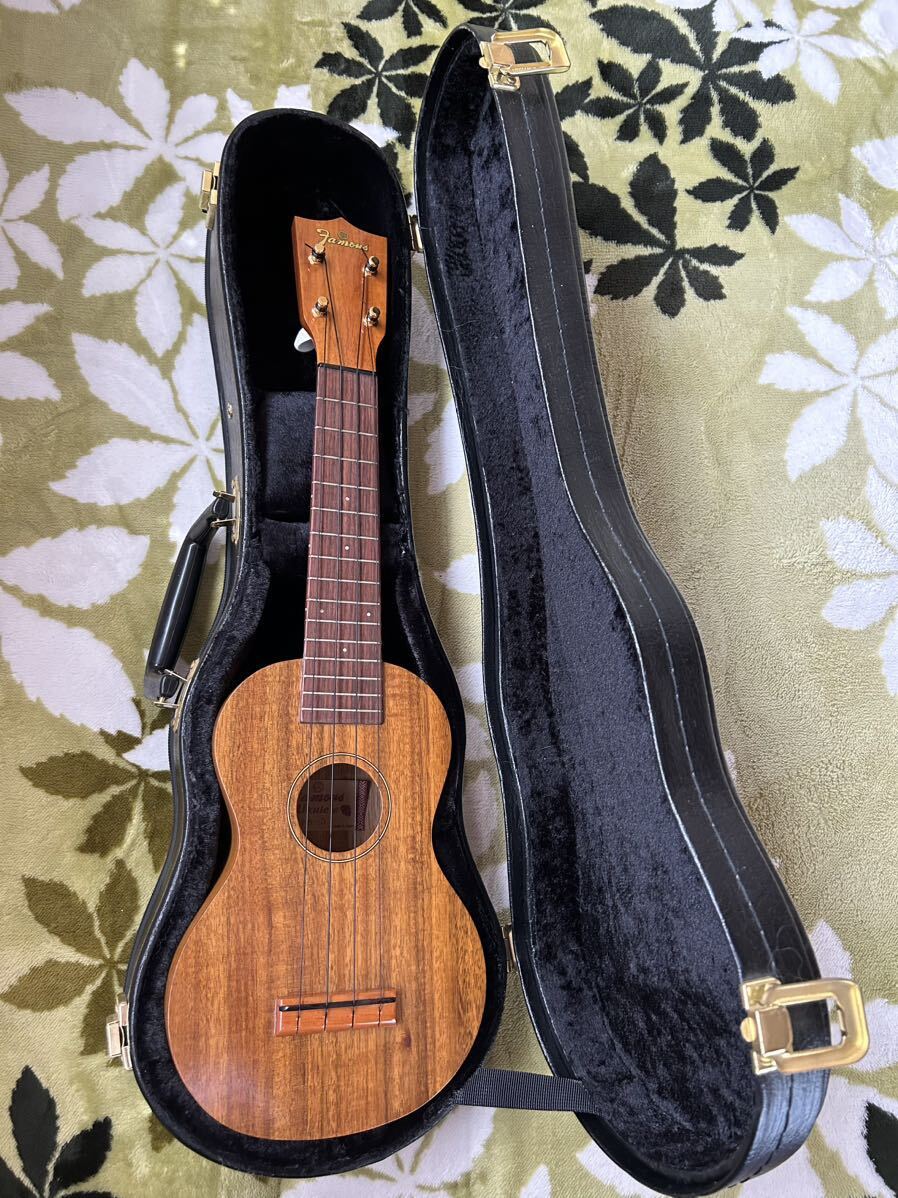 *Famousfei trout Ukulele ukulele FS-5 pineapple type soft case attaching made in Japan super-beauty goods 