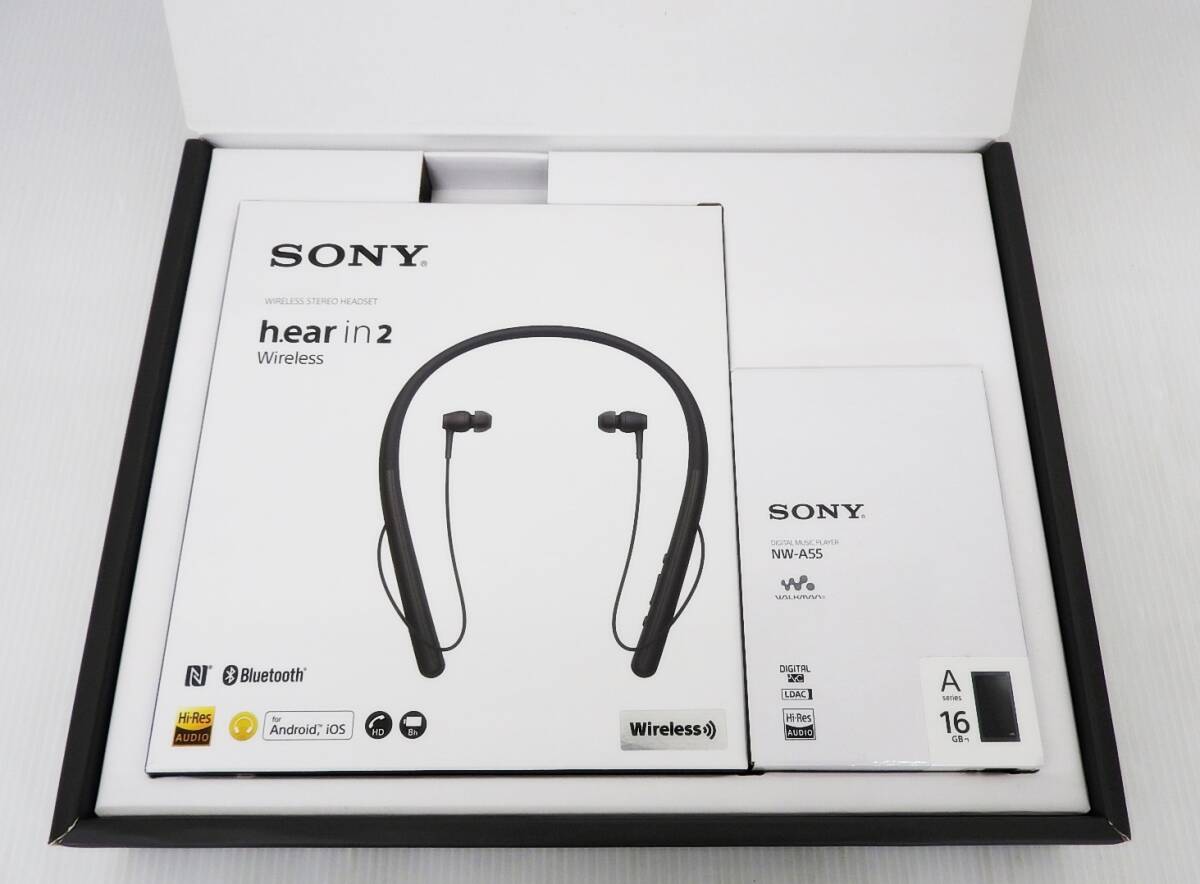 SONY Sony Walkman беспроводной слуховай аппарат комплект NW-A55WI NW-A55 WI-H700