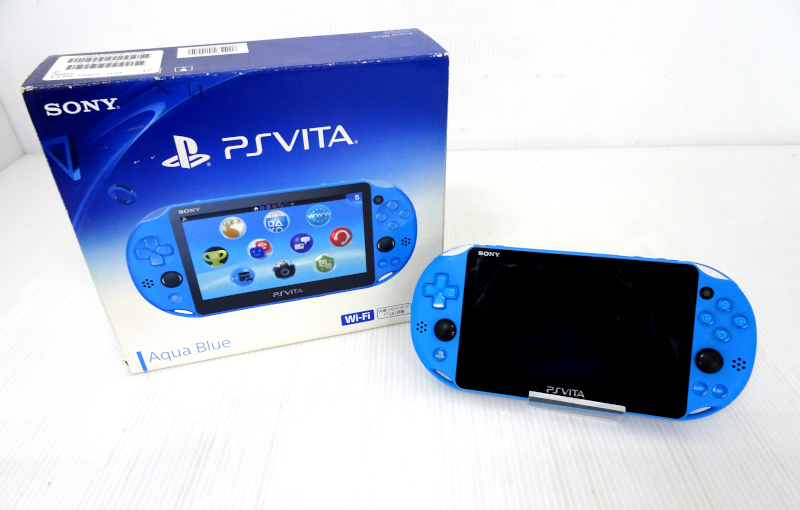 SONY PSVITA アクアブルー PCH-2000 動作確認済 付属品完品の画像1