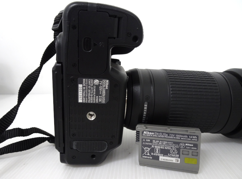 １円～！ ニコン Nikon D500 ボディ デジタル 一眼レフカメラ & DX VR AF-P NIKKOR 70-300mm 1:4.5-6.3G ED レンズ セットの画像5