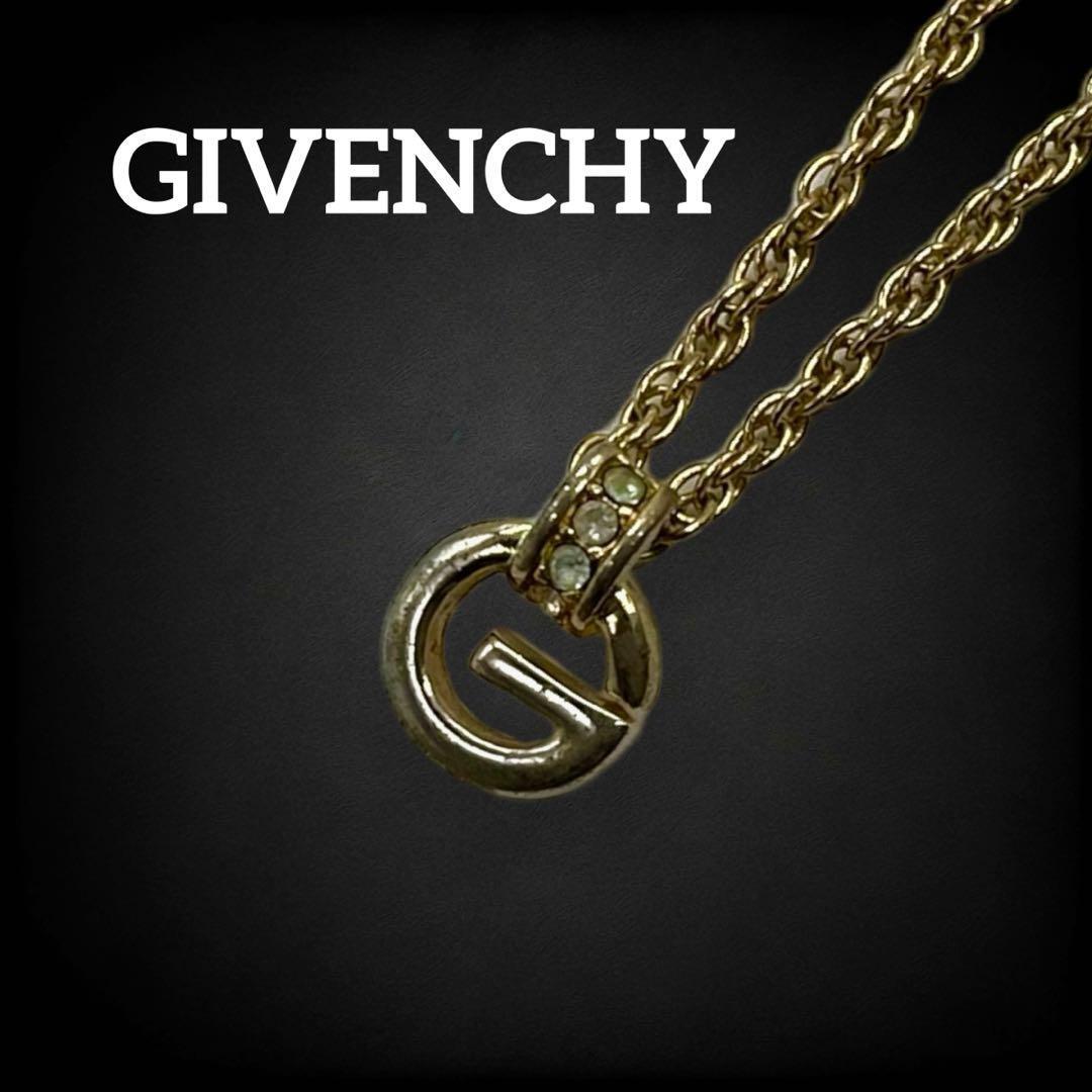 GIVENCHY  Givenchy   ожерелье   подвеска  G лого    логотип бренда    лого     линия ... тон    винтажный    старый  ...  золотой  450