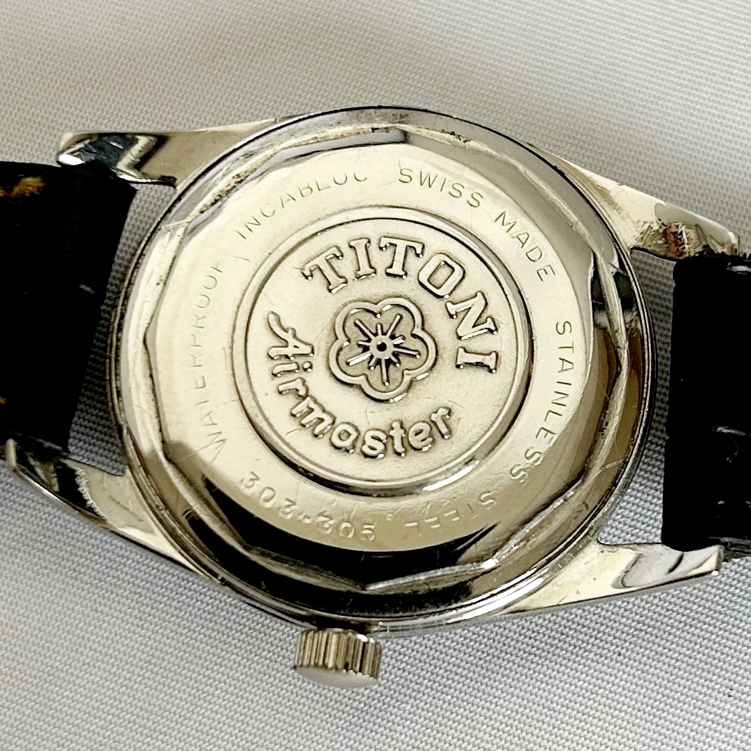【3本ロット ジャンク】 ULYSSENARDIN TITONI UNIVERSALGENEVE アンティークウォッチ メンズ腕時計 機械式手巻き自動巻きの画像4