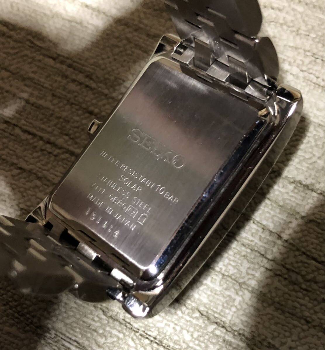 SEIKO セイコー DOLCE ドルチェ V111-0BR0 ソーラー腕時計 動作確認済み 比較的美品の画像5