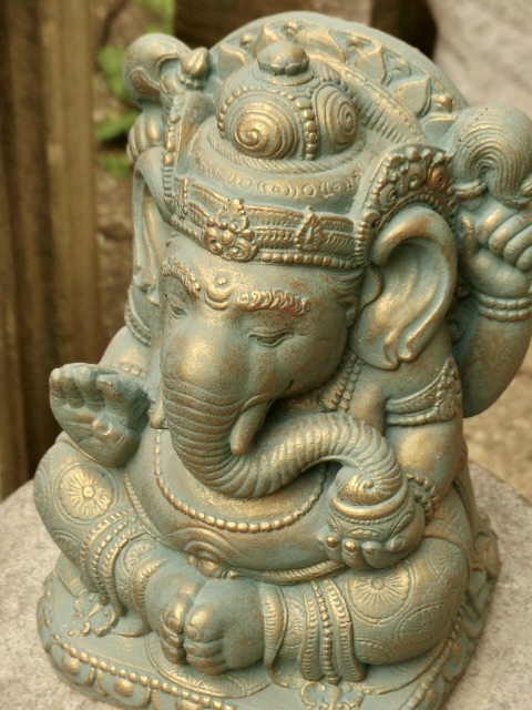 可愛らしいガネーシャ h31cm 幸福の神　福の神 ヒンドゥー仏像 Ganesha 0422_画像3