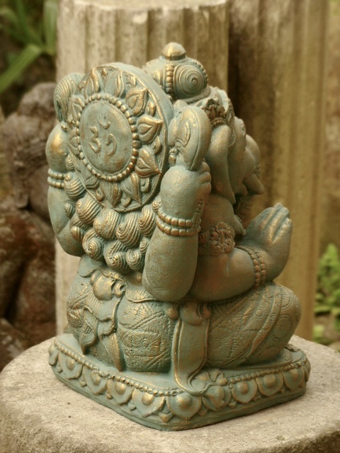 可愛らしいガネーシャ h31cm 幸福の神　福の神 ヒンドゥー仏像 Ganesha 0422_画像4