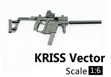 1/6 ミニチュア クリス ベクター、KRISS Vector サブマシンガン☆_画像2