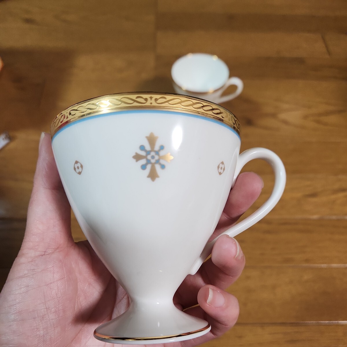 カップ コーヒーカップ ノリタケ Noritake  ティーカップ コレクション 昭和レトロ 洋食器 ペア 陶器 食器の画像8